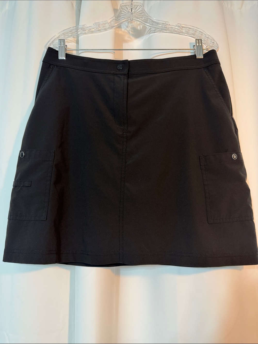 Zenergy Golf Black Cargo Pocket Skort SZ 10